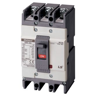   ABS33c 30AF 3P Kompakt megszakító 3A 230/460VAC 25/10kA 250/500VDC 5/5kA