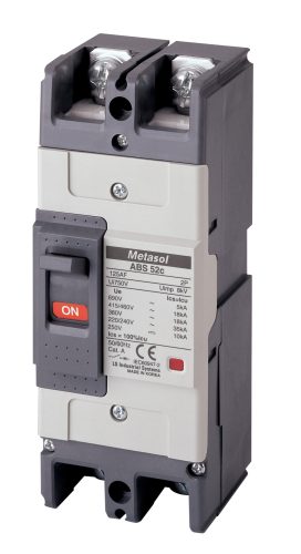 ABS52c 50AF 2P Kompakt megszakító 50A 230/460VAC 35/18kA 250/500VDC 5/5kA