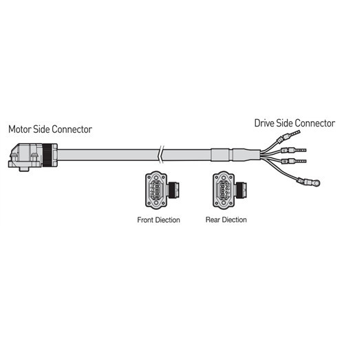 APCS-PF05LS Motor kábel flexibilis 5m