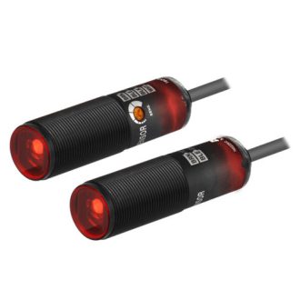   BRQP5M-TDTA Fotoelektromos-optikai érzékelő M18 műanyag 10-30VDC 5m/NPN átm.ny. L.ON/D.ON IP67