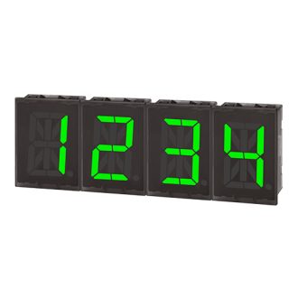   DA40-GT LED Kijelző egység központi modul 12-24V DC 16-szegm. LED RS485 40x60mm IP40