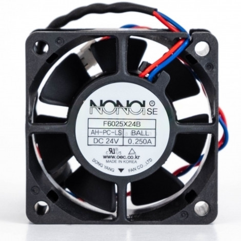 Frekvenciaváltó hűtőventilátor F6025X24B0-AH-PC-244, DC24V, 7200RPM, 0,25A 055-075S100/022-110H100