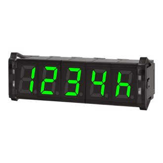   DS22-GS LED Kijelző egység központi modul 12-24V DC 7-szegm. LED Soros 20x33mm IP40
