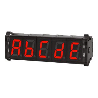   DS22-RC LED Kijelző egység központi modul 12-24V DC 7-szegm. LED RS485 (Idő kijelzés) 20x33mm IP40