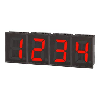  DS40-RT LED Kijelző egység központi modul 12-24V DC 7-szegm. LED RS485 40x60mm IP40