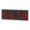 DS60-RC LED Kijelző egység központi modul 12-24V DC 7-szegm. LED RS485 (Idő kijelzés) 60x96mm IP40