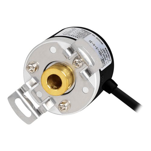 E40H8-100-3-N-5 Forgó jeladó 5V DC 100ppr NPN/A,B,Z IP50 Csőt. 2m kábel