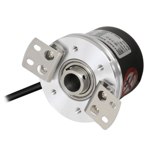 E58H12-1000-3-N-5 Forgó jeladó 5V DC 1000ppr NPN/A,B,Z IP50 Csőt. 2m kábel