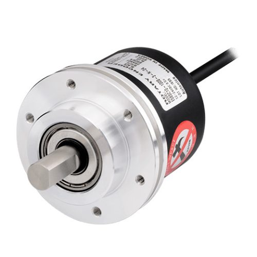 E58SC10-1-2-N-5 Forgó jeladó 5V DC 1ppr NPN/A,B IP50 Teng. 2m kábel