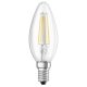 OSRAM Retrofit gyertya alakú világos 230V E14 LED EQ60 2700K