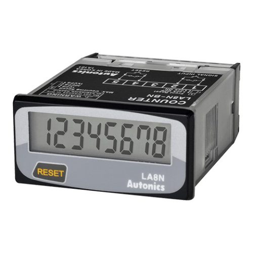 LA8N-BF - Számláló 8 digit LCD kijelző 3,4x8,7mm Beépített akku. IP66