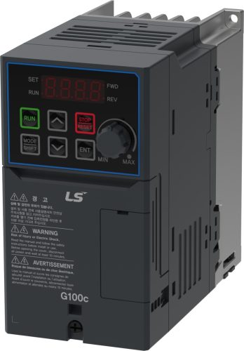 LSLV0008G100C-4EONN Frekvenciaváltó 3x400V HD: 0,75kW/2,5A ND: 1,1kW/3,1A V/f,Vektoros IP20 RS485
