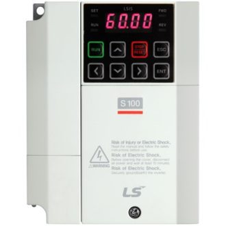   LSLV0015S100-1EOFNS Frekvenciaváltó 1x230V HD: 1,5kW/8A ND: 2,2kW/9,6A V/f,Vektoros IP20 RS485 C3