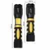 LED Zseblámpa 5W OSRAM P8 + 3W COB 3xAAA elem (nem tartozék) - FL10C
