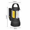 LED Tölthető lámpa + powerbank 5W CREE XPG + 5W COB , 4000mA beép. akkumulátor - FS01R