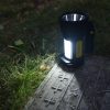 LED Tölthető lámpa + powerbank 5W CREE XPG + 5W COB , 4000mA beép. akkumulátor - FS01R