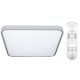 LED Mennyezeti lámpa + távvezérlő 50W 3600lm Állítható 27006500K - LC801A/SI/S