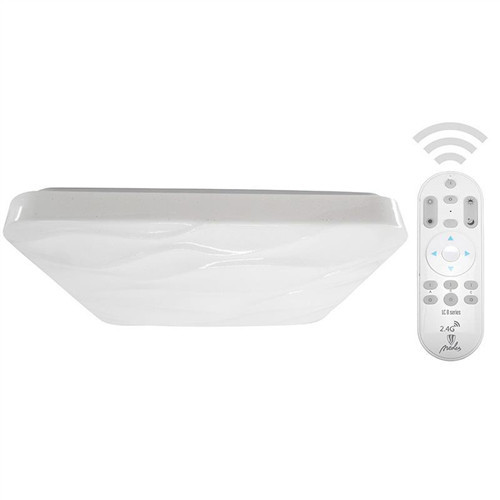 LED Mennyezeti lámpa + távvezérlő 50W 3600lm Állítható 27006500K - LC811W/S