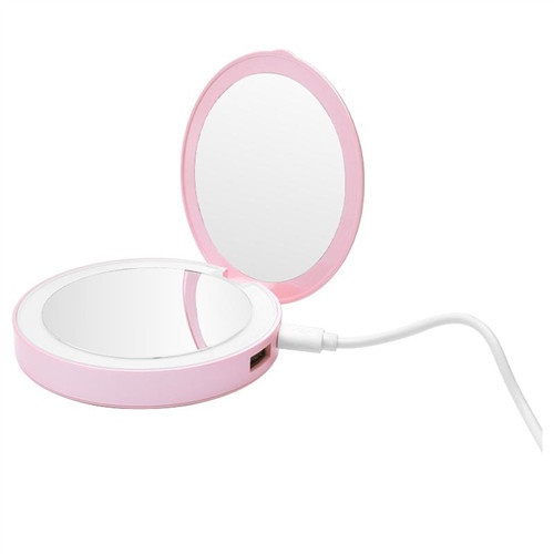 LED Újratölthető tükör + Powerbank 1W Dimmelhető, 3000mA beép. akkumulátor - ML01R