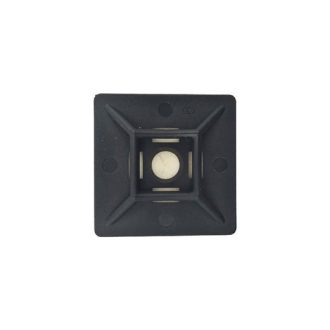   Kábelkötöző tartó öntapadós fekete max. 3,6 mm-ig - TMA1919/BK