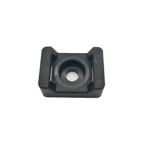 Kábelkötöző tartó nyereg fekete max. 4,8 mm-ig - TMS01/BK