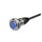 PRD18-7DP-V Induktív érzékelő 12-24VDC M18/7mm PNP/NO 2m olajálló kábel Szintbe ép. IP67