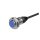 PRD18-7DP2 Induktív érzékelő 12-24VDC M18/7mm PNP/NC 2m kábel Szintbe ép. IP67