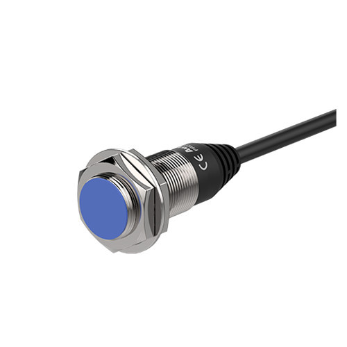 PRD18-7DP2 Induktív érzékelő 12-24VDC M18/7mm PNP/NC 2m kábel Szintbe ép. IP67