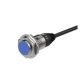 PRD18-7DP2 Induktív érzékelő 12-24VDC M18/7mm PNP/NC 2m kábel Szintbe ép. IP67