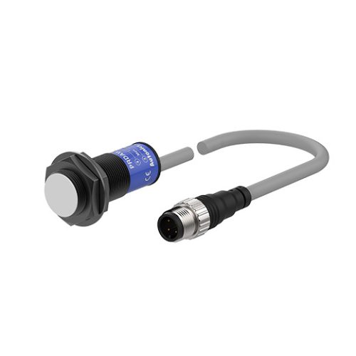 PRDAWT18-7DC-IV Induktív érzékelő 12-24VDC M18/7mm NC Olajálló kábelcsat. Szintbe ép. IP67