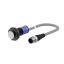PRDAWT18-7DC-IV Induktív érzékelő 12-24VDC M18/7mm NC Olajálló kábelcsat. Szintbe ép. IP67