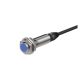 PRDL12-4DN2 Induktív érzékelő 12-24VDC M12/4mm NPN/NC 2m kábel Szintbe ép. IP67