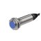 PRDL18-7DP2 Induktív érzékelő 12-24VDC M18/7mm PNP/NC 2m kábel Szintbe ép. IP67