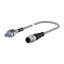 PRDW08-2DN-V Induktív érzékelő 12-24VDC M8/2mm NPN/NO Olajálló kábelcsat. Szintbe ép. IP67