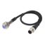 PRDW08-2DP2 Induktív érzékelő 12-24VDC M8/2mm PNP/NC Kábelcsatlakozós Szintbe ép. IP67