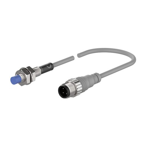 PRDW08-4DN2-V Induktív érzékelő 12-24VDC M8/4mm NPN/NC Olajálló kábelcsat. Nem szintbe ép. IP67