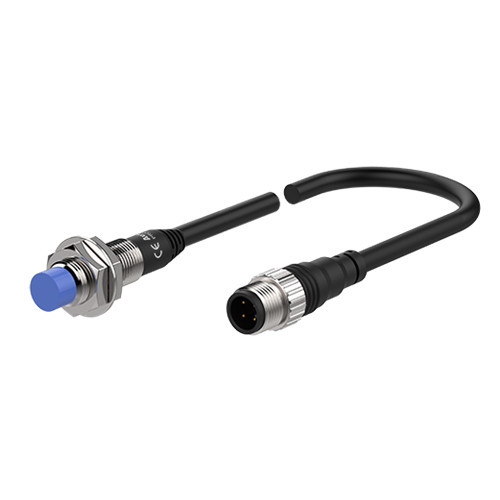 PRDW12-8DP2 Induktív érzékelő 12-24VDC M12/8mm PNP/NC Kábelcsatlakozós Nem szintbe ép. IP67