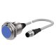 PRDW30-25DN2 Induktív érzékelő 12-24VDC M30/25mm NPN/NC Kábelcsatlakozós Nem szintbe ép. IP67