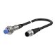 PRDWL12-8DP Induktív érzékelő 12-24VDC M12/8mm PNP/NO Kábelcsatlakozós Nem szintbe ép. IP67