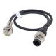 PRW08-1.5DN Induktív érzékelő 12-24VDC M8/1.5mm NPN/NO Kábelcsatlakozós Szintbe ép. IP67