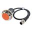 PRW30-10DP2 Induktív érzékelő 12-24VDC M30/10mm PNP/NC Kábelcsatlakozós Szintbe ép. IP67