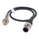 PRWL08-1.5DP2 Induktív érzékelő 12-24VDC M8/1.5mm PNP/NC Kábelcsatlakozós Szintbe ép. IP67