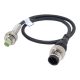 PRWL08-2DN2 Induktív érzékelő 12-24VDC M8/2mm NPN/NC Kábelcsatlakozós Nem szintbe ép. IP67