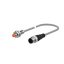 PRWT08-2DC-V Induktív érzékelő 12-24VDC M8/2mm NC Olajálló kábelcsat. Nem szintbe ép. IP67