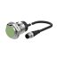 PRWT30-10XO Induktív érzékelő 12-24VDC M30/10mm NO Kábelcsatlakozós Szintbe ép. IP67