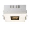 OFFICE TWIN süllyesztett lámpa fehér 230V/12V 2GX13+G53 55+50W