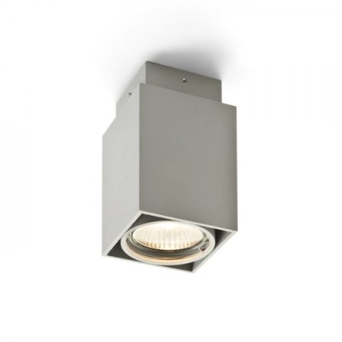 EX GU10 mennyezeti lámpa szögletes ezüstszürke  230V GU10 50W