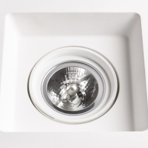 DINO SQ G53 dönthető lámpa gipsz 12V G53 50W