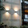 DIXIE 10x16 fali lámpa ezüstszürke 230V LED 2x5W 92° IP54 3000K