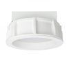MIA R süllyesztett lámpa gipsz/szatén akril 230V E27 2x18W